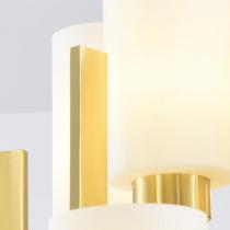 新中式现代简约客厅灯LED全铜大厅轻奢纯铜灯