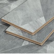 强化复合木地板家用耐磨防水个性灰色系复古北欧风格
