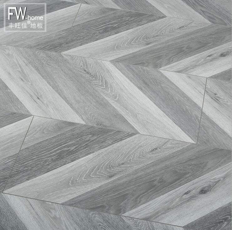 强化复合木地板7MM家用拼花北欧风格耐磨防水