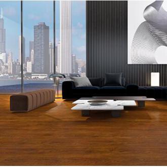 扬子地板地热复合地板环保0醛添加实木复合 美国咖橡YE8320