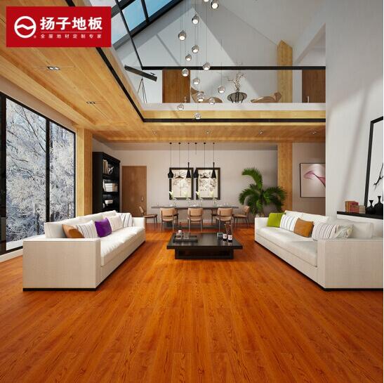 扬子地板中国发明专利锁扣纯实木地热地板 橡木•绝代佳人YDX5338