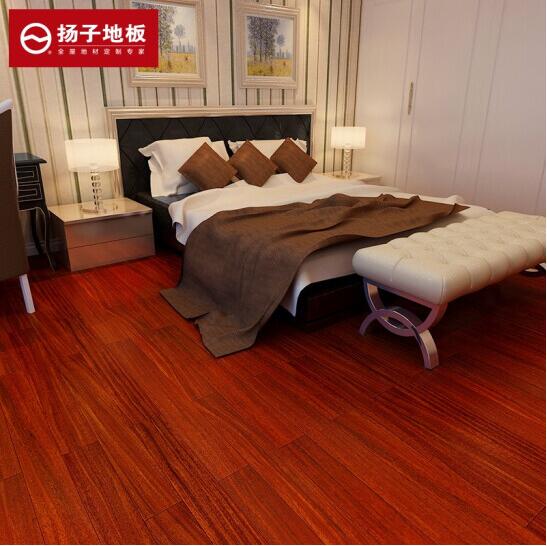 扬子地板中国发明专利锁扣纯实木地热地板 圆盘豆·醇美YDR7902