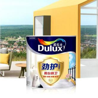 多乐士（Dulux）乳胶漆劲护无添加阳台厨房卫生间A8137墙面漆油漆涂料 1L单桶 不可调色