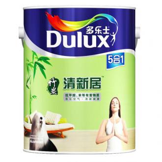多乐士（Dulux）竹炭清新居五合一 内墙乳胶漆 油漆涂料 墙面漆A895 5L