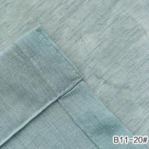 晶宫窗帘 现代简约染色竹节麻纱B11(31色可选）可剪工程版