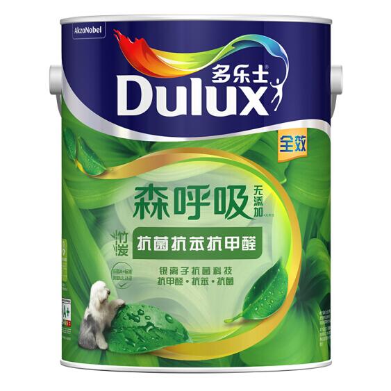 多乐士（Dulux）A8117竹炭森呼吸无添加抗菌抗苯抗甲醛...