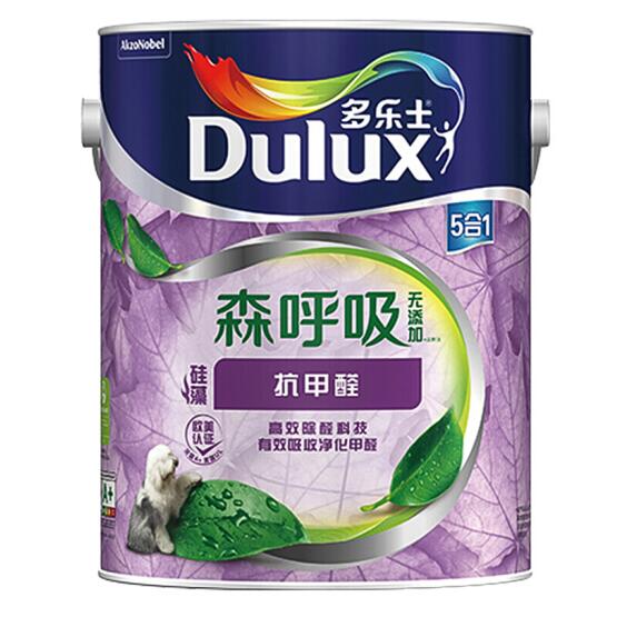 多乐士（Dulux）森呼吸硅藻抗甲醛五合一墙面漆内墙乳胶漆 ...