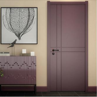 Mexin美心木门 现代简约房门卧室门 实木复合烤漆套装门定制