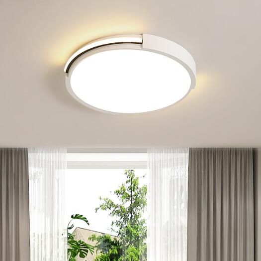 个性简约圆形吸顶灯LED客厅灯北欧现代卧室灯
