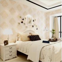 新款 欧式提花壁布 装修无缝墙布 无纺底卧室客厅提花多色