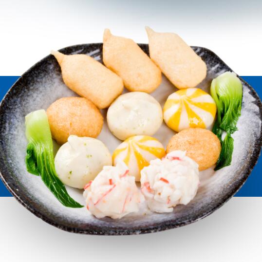 佳士博 海鲜火锅食材麻辣烫鱼籽包鱼包蛋芝士混合组合装