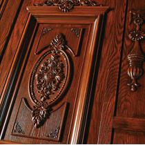 精雕木纹金钢板手工拉木纹、合金铜、仿真铜锌合金别墅大门