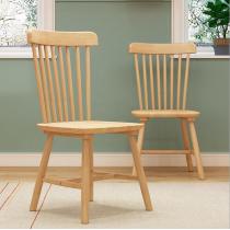 北欧实木餐桌家用小户型日式风格长方形简约现代原木色餐桌椅组合