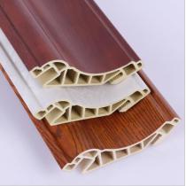 厂家直销竹木纤维集成墙板 护墙板装饰线条100顶角线批发