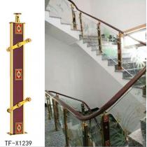 新品人气楼梯扶手栏杆欧式简约时尚室内铝镁阳台护栏立柱