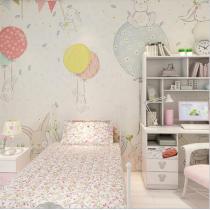新款无缝定制儿童壁画 卡通房卧室客厅背景墙打印壁布