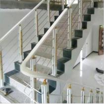 新品楼梯扶手立柱碳钢栏杆白色立柱家装简约阳台护栏立柱
