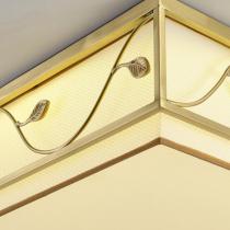 全铜吸顶灯LED卧室灯新中式创意书房餐厅铜灯酒店别墅装饰工程灯