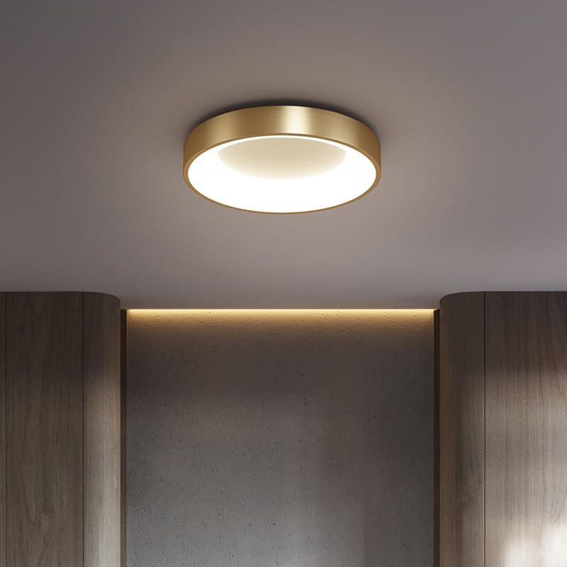 【米哈曼】筑家现代铜灯/含光源（三色 LED20W）/H65...