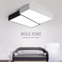 筑家现代 亚克力客餐厅 LED吸顶灯/36W单色白光（420*400*90mm）黑+白