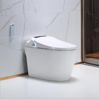 汉塔卫浴 家用智能马桶一体式无水压限制坐便器带水箱电动既热式全自动座便