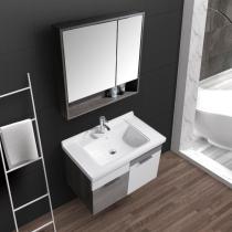筑家环保浴室柜 免漆多层板浴室柜 吊柜1811（套）/台面尺寸：800mm