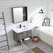 筑家环保浴室柜 免漆多层板浴室柜 吊柜18D（套）/台面尺寸：800mm