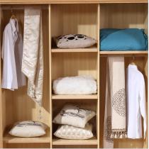 中式实木衣柜两门推拉现代简约三门推拉柜子主卧储物衣橱榉木衣柜