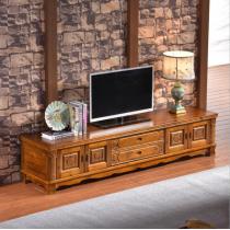 香樟木茶几电视柜组合墙柜子客厅家具小户型中式实木电视机柜地柜