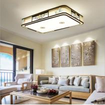 新中式吸顶灯客厅中国风现代简约大气长方形卧室餐厅led灯具