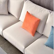 北欧风客厅科技布艺沙发小户型意式极简免洗乳胶贵妃组合家具