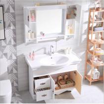落地式浴室柜卫生间洗脸盆柜组合现代简约洗漱台洗手池大肚盆柜子