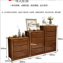 中式现代实木斗柜卧室家具收纳储物柜套装三四五斗柜抽屉收纳柜