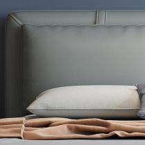 现代简约软床超纤皮软包双人床1.5米1.8米婚床松木框架床主卧大床