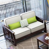 新中式实木沙发组合现代简约橡胶木客厅沙发茶几电视柜组合