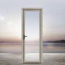Mexin美心平开双层透明磨砂钢化玻璃铝合金厨房卫生间门