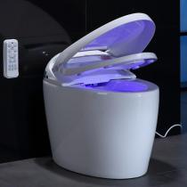 全自动家用陶瓷坐便器无水箱座便电动遥控感应冲水一体式智能