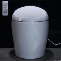 全自动家用陶瓷坐便器无水箱座便电动遥控感应冲水一体式智能