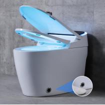 智能马桶一体式无水箱语音控制全自动翻盖家用卫浴坐便器带妇洗