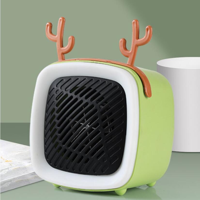 智声取暖器家用可爱电暖器电暖气室内加热器立式桌面呆萌暖风机