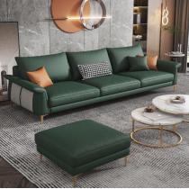 北欧轻奢科技布客厅组合沙发 轻奢小户型布艺沙发三人位套装