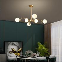 全铜轻奢北欧吊灯客厅灯具现代简约创意个性大气灯具