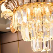 2020新款欧式水晶吊灯奢华大气客厅灯饰美式餐厅卧室现代家用灯具