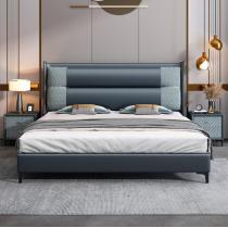 轻奢科技布软床1.5米1.8米布床双人床现代卧室家具小户型婚床