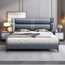 ins风科技布软床1.5米1.8米布床双人床简约卧室家具小户型婚床