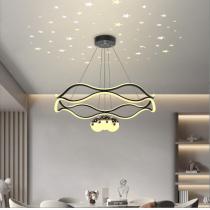 北欧时尚吊灯客厅满天星背景灯具简约餐厅灯温馨卧室吊灯2022新款