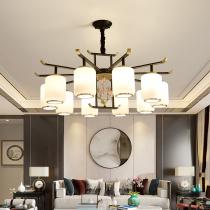 新中式吊灯LED客厅灯大气现代中式餐厅吊灯书房卧室家用装饰灯具