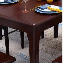 新中式全实木餐桌椅组合现代简约家用长方形饭桌一桌4椅6椅小户型