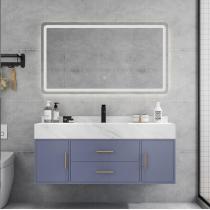 浴室柜组合北欧现代简约轻奢洗脸盆洗手卫生间卫浴柜套装智能镜柜