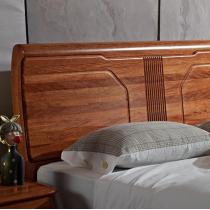 红木床1.8米双人床1.5米全实木菠萝格花梨木大床中式家具